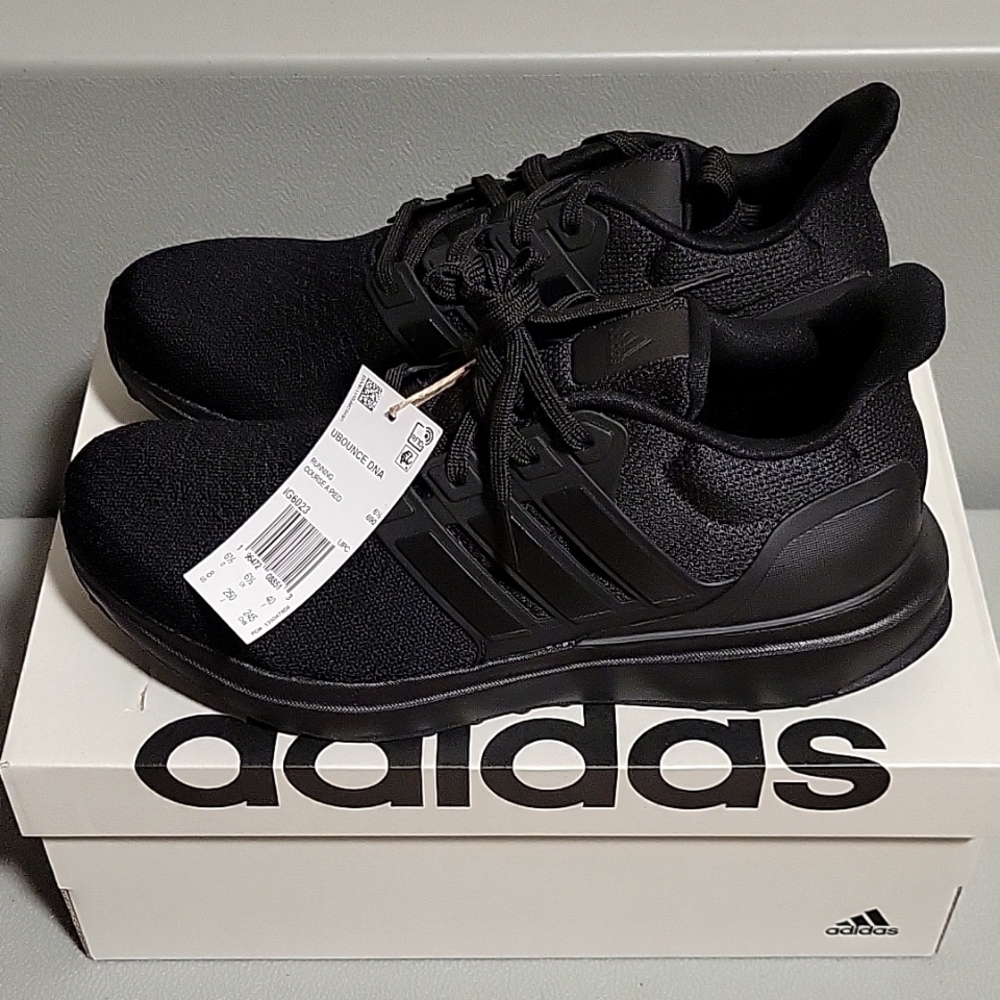 Adidas Women's Ubounce DNA Black Running Shoes Size 8 New NWT